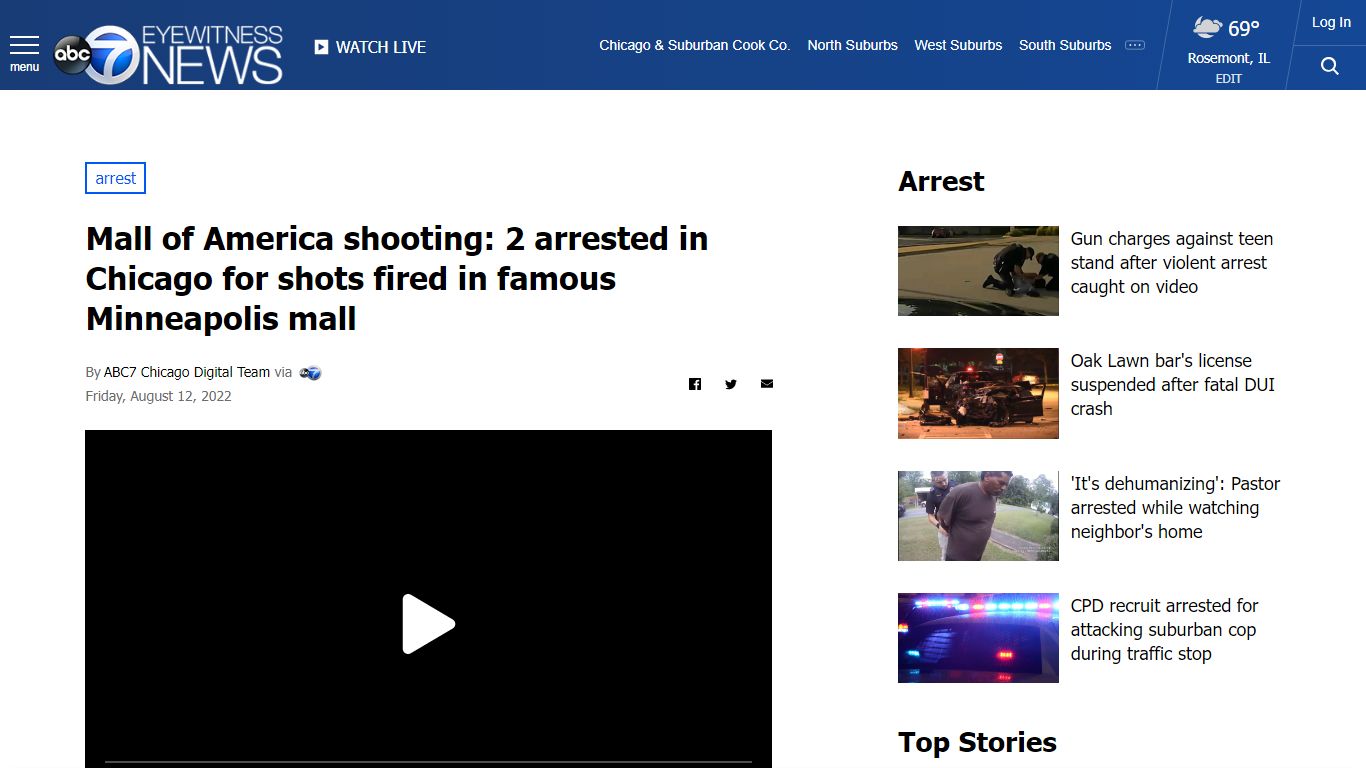 Mall of America shooting: 2 arrested in Chicago for shots fired in ...
